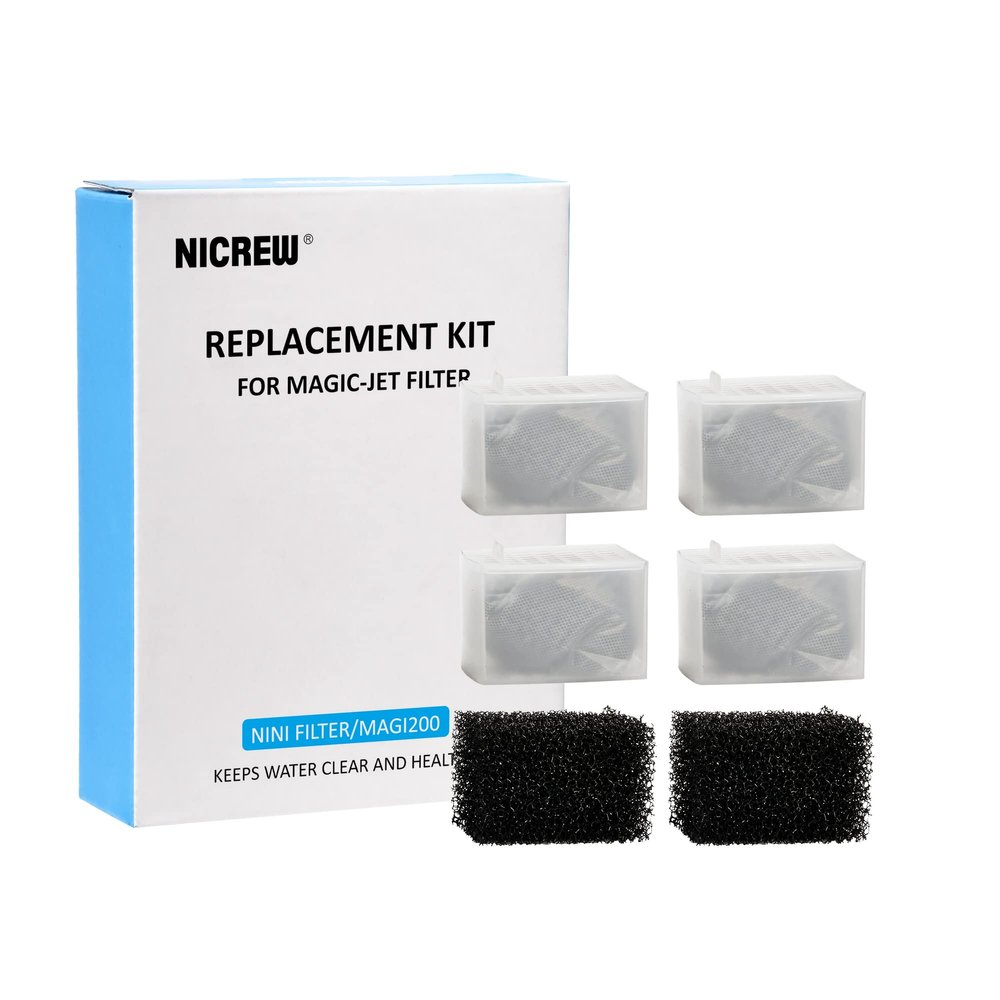 NICREW Filter Sponge and Activated Carbon for Aquarium Internal Filters