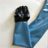 Latex Catsuit Gloves with Toe Socks and Lockable Crotch Zipper, Silver, XXL view 3