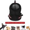YCDZSW Front Pet Carrier Backpack with Breathable Head-Out Design, Black, L (3–4.5 kg) view 2