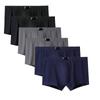 XKUN Men's Boxer Shorts, 6-Pack, Breathable Solid Cotton, Plus Sizes L–6XL view 2