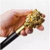 Vintage-Style Walking Cane with Lion Head Design, 90 cm view 3