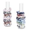 BOJVESH 2-Pack Clear Acrylic Hair Tie Holders, Vertical Display Organizers view 1