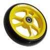 FabaCare Fiber Caster Wheel for Wheelchairs, Replacement Wheel, 5 in, Yellow view 1
