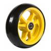 FabaCare Fiber Caster Wheel for Wheelchairs, Replacement Wheel, 5 in, Yellow view 2