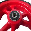 FabaCare Fiber Caster Wheel for Wheelchairs, Replacement Wheel, 5 in, Yellow view 4