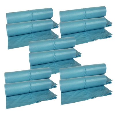 hocz 120-Liter Trash Bags, 1 Roll, 25 Bags, Extra Tear-Resistant, Type 900 Blue, LDPE