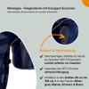 Marengos Economic Fly Rug with Cross Straps, Navy, 135 cm view 4