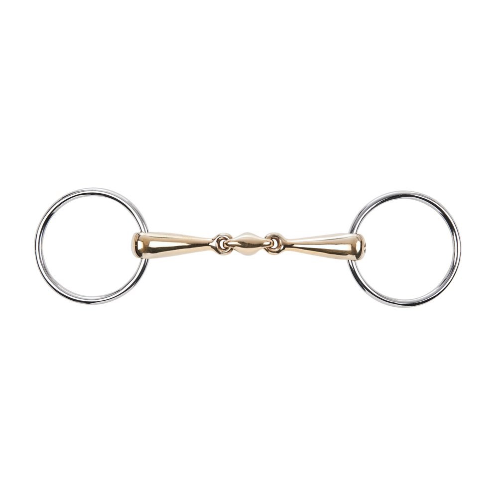KAUGAN 16 mm Double-Jointed Snaffle Bit
