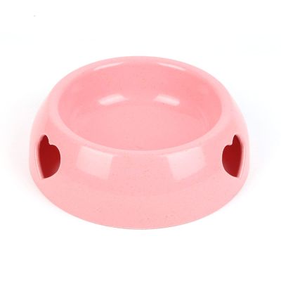 Pet Feeders, Rounded Plastic Bowls for Dogs & Cats