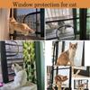 Yuing Cat Safety Net for Windows, Double Zipper, Self-Adhesive view 3