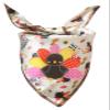 Petitebelle Dog Bandana, Turkey, Rainbow Colors, Size S, White view 1