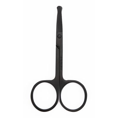 20x EWANTO Grooming Scissors for Dogs and Cats, Safety Rounded Tip, Black, Stainless Steel