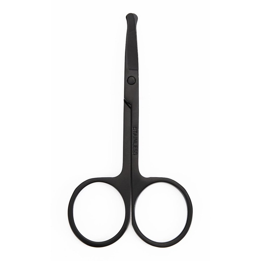 20x EWANTO Grooming Scissors for Dogs and Cats, Safety Rounded Tip, Black, Stainless Steel
