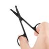 20x EWANTO Grooming Scissors for Dogs and Cats, Safety Rounded Tip, Black, Stainless Steel view 4