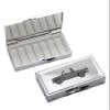 refA33 Mitsubishi Pajero Shogun 3D Pewter-Effect Car on a Mirrored 7-Day Pill Organizer view 1