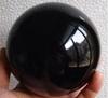 WGPHDW Black Obsidian Quartz Crystal Ball for Meditation and Home Decoration view 1