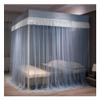 ZYYWX Princess Canopy Mosquito Net with Sturdy Holder, Blackout, Wind- and Dust-Resistant (Color: A2, Size: 180 x 220 x 210 cm) view 1