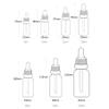 ZEOABSY 12-Pack 5 mL Frosted Brown Glass Dropper Bottles with White Tamper-Evident Rings view 2