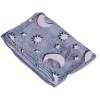 FTVOGUE Glow-in-the-Dark Blanket, 0.75 x 1 m, Star and Moon Pattern view 2