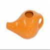 Ceramic Neti Pot Nasal Rinse Pot, 250 mL, Dishwasher-Safe, Lead-Free, Food-Safe Glaze | Gentle Nasal Rinsing & Moisturizing | Orange | Biebri view 1