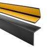 Quest Self-Adhesive PVC Angle Profile 35 x 35 mm - Black, 70 cm view 1