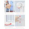 GHCXY White Metal Indoor Safety Gate, Extra-Wide Child and Pet Gate for Dogs, Cats, Babies, Doors, Stairs and Hallways view 2