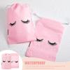 FOMIYES 50-Pack Pink EVA Drawstring Cosmetic Bags view 3
