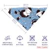 Pet Triangle Bandanas for Large Dogs, Christmas Sheep Design, Breathable, 2-Pack view 3