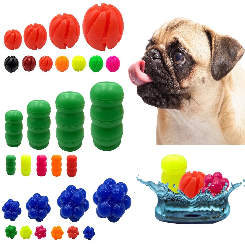 Berry Ball Dog Toy for Small to Large Dogs, 6 cm, Neon Yellow