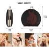 Vnurnrn Black and Red Dragon Makeup Compact Mirror for Handbags, Foldable Travel Mirror view 2