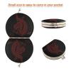 Vnurnrn Black and Red Dragon Makeup Compact Mirror for Handbags, Foldable Travel Mirror view 3