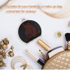 Vnurnrn Black and Red Dragon Makeup Compact Mirror for Handbags, Foldable Travel Mirror view 4
