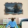 Sailboat 3D Wall Decal with Breakthrough Effect, 75 x 50 cm view 3