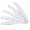 100x EWANTO Double-Sided Half-Moon Nail File, 179 x 29 mm, Washable, Gray/Pink view 3