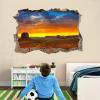 Rock 3D Wall Decal Landscape, Removable Self-Adhesive Sticker, 98 x 65 cm view 2