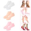 3 Pairs Silicone Moisturizing Socks for Dry, Cracked Heels view 4