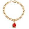 Ruluti Rhinestones Cat Collar - Gold Chain view 1