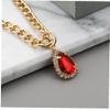 Ruluti Rhinestones Cat Collar - Gold Chain view 3