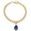 Ruluti Rhinestones Cat Collar - Gold Chain view 1