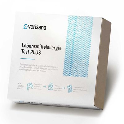 Food Allergy Test PLUS – Comprehensive At-Home Self-Test with Laboratory Report on Possible Food Allergies – Verisana