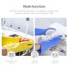 Rubber Cleaning Gloves, 4 Pairs for Kitchen, Dishwashing and Household Cleaning, Reusable (Large, Yellow + Blue) view 3