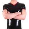 Men's Short-Sleeve Latex T-Shirt, Size S view 1