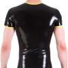 Men's Short-Sleeve Latex T-Shirt, Size S view 4