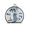 Vnurnrn Gray Cute Sloth Folding Compact Makeup Mirror view 1
