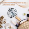 Vnurnrn Gray Cute Sloth Folding Compact Makeup Mirror view 4