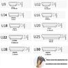 Self-Adhesive TPE Furniture Edge Band, U-Shaped, 5 m × 14 mm, Brown view 3