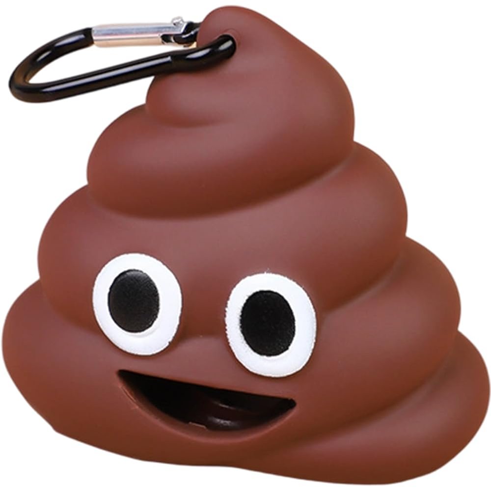 Wudaizhi Cute Dog Poop Shaped Bag Holder