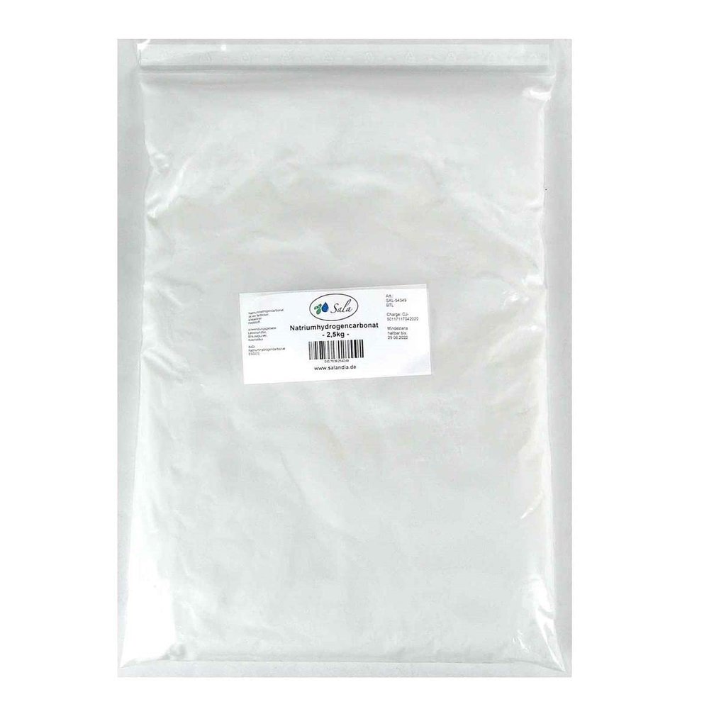 Sala Sodium Bicarbonate Baking Soda E500ii, Conventional (2.5 kg Bag)