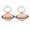 Personalized Rose Dog Tag with Engraving, 38 x 25 mm view 1