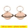 Personalized Rose Dog Tag with Engraving, 38 x 25 mm view 2